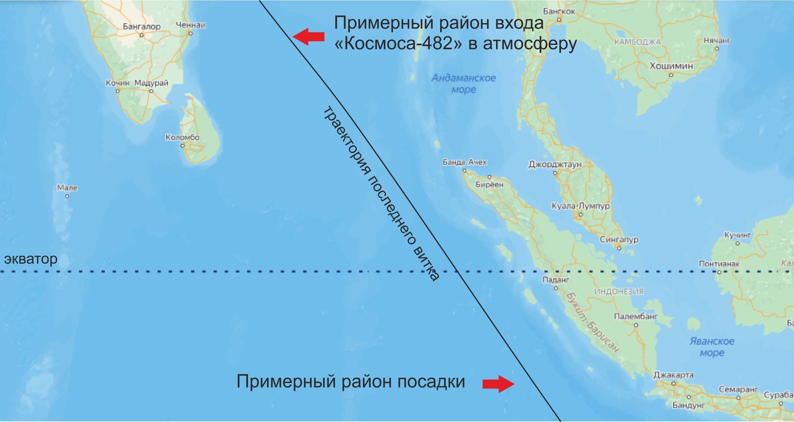 A series of green shapes over a blue background