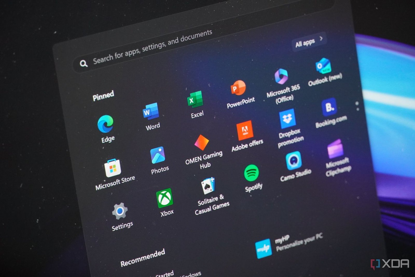 Pre-installed apps in Windows 11.
