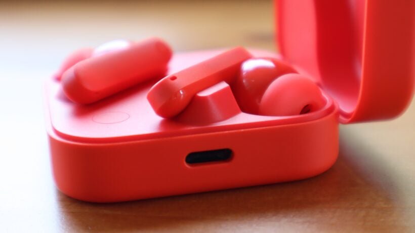 The CMF Buds 2 charging case can be topped up via a USB-C wired charging connection