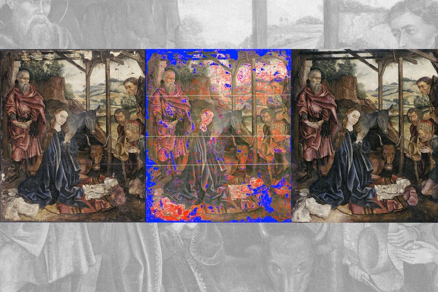 MIT student uses AI-powered polymer masks to restore paintings in record time