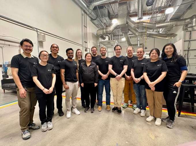 Novoloop's lab team stands in its facility.